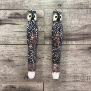 NEW Owl Candle Stick Set